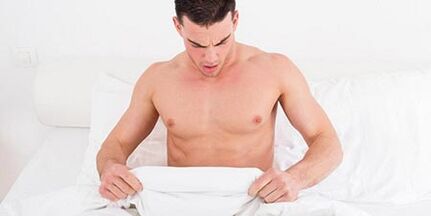 Efectos secundarios en un hombre después del ejercicio